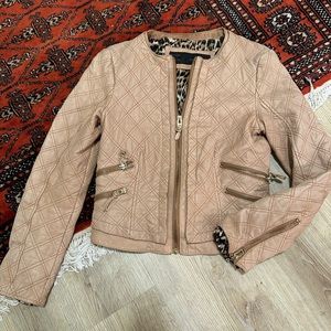 Zara leather jacket